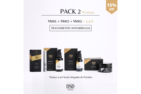 Pack Antiarrugas premium M001 + M002 + M003 + 3.4.6