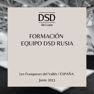 FORMACIÓN EQUIPO DSD RUSIA