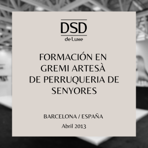 FORMACIÓN EN GREMI ARTESÀ DE PERRUQUERIA DE SENYORES